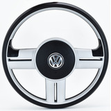 Volante Direção Rallye Surf Prata Gol G4 2006 2007 2008 2009
