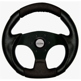 Volante Esportivo Cougar Mini Black 280mm Buggy Fusca Baja