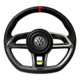 Volante Esportivo Laranja Gti Stark Vw Fusca Brasilia Buggy
