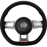 Volante Esportivo Mk7 Prata P/ Fox Polo Golf Gol Saveiro G5 