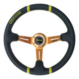 Volante Esportivo Momo Drifting - Laranja Dourado - 35cm