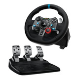 Volante G29 Driving Force C/ Pedal Logitech Ps4, Ps3 E Pc