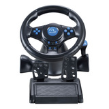 Volante Gamer Multilaser Racer 3x1 Ps2, Ps2 E Pc Azul