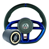 Volante Gti Esportivo Azul Golf Gol G1 G2 G3 G4 G5 G6 Fusca