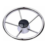 Volante Inox Náutico 395mm Para Lanchas Focker Coral Real