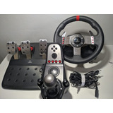 Volante Logitech G27 C/ Pedal C/ Câmbio Ps2 Ps3 Pc +garantia