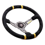 Volante Momo Fundo Ultra Suede Drift Civic Civic Corsa Bmw