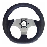 Volante Pequeno Mini Preto 28cm Para Fusca Buggy + Cubo