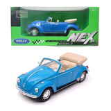 Volkswagen Beetle Fusca Conversível - Nex Models 1/24 Welly