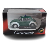 Volkswagen Beetle Fusca Polizei Cararama 1:43 Na Caixa
