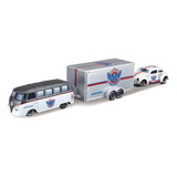 Volkswagen Kombi Samba Volkswagen Fusca Reboque Maisto 1/64