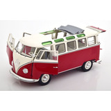 Volkswagen Kombi T1b Samba Bus 23 Janelas Verm. Schuco 1/18