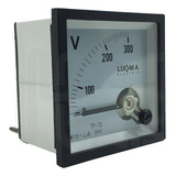 Voltímetro Analógico Para Painel 72x72mm - Lk-v72 250v Lukma