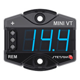 Voltimetro Compacto Stetsom Mini Vt Digital 12v 24v Led Azul