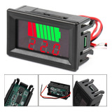 Voltímetro Digital 12v-60v Automotivo Medidor De Bateria Led