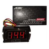 Voltímetro Digital 12v Ajk Nano Plus Vermelho