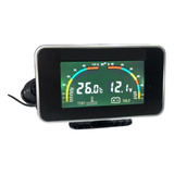 Voltímetro Digital Automotivo + Marcador Temperatura
