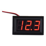Voltímetro Digital Com Remote Som Automotivo Capa 12v 3 Fios