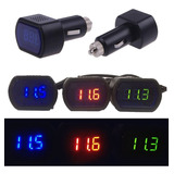 Voltímetro Digital Led 12v Dc Medidor Bateria Som Automotivo