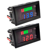 Voltímetro Digital Led 12v Dc Som Atumotivo Medidor Bateria
