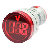 Voltímetro Digital Verde 20-500v 22mm Yathon 10 Peças