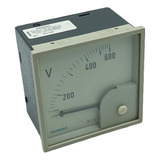 Voltímetro Siemens M90111600 Fm 96x96 600v