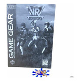 Vr Troopers Game Gear Manual Original