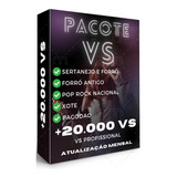 Vs Sertanejo Forró Pop rock xote pagodao pacote Completo