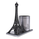 W Porta-lápis Com Decoração Da Torre Eiffel Modelo Da