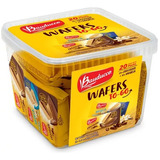Wafer To-go 800g Bauducco 20pacotes*40g Baunilha E Chocolate