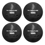 Wall Ball 10kg Cross Training Medicineball 4uni E Suporte