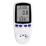 Wattímetro Digital Ac Medidor Consumo Energia Plug Br Bivolt
