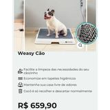 Weasy Banheiro Inteligente Para Cães Médio Com Torneira