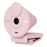 Webcam Logitech Brio 300 - Rosa/branco