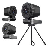 Webcam Loosafe Uhd 4k Usb Preta C/ Tripé Ls-c180-4k Loosafe