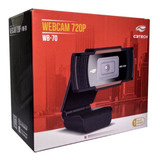 Webcam Microfone C3tech Wb-70bk Hd Definição