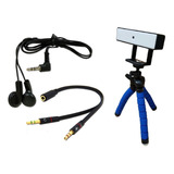 Webcam Videoaula Plug E Play 5mp Com Tripé Ajustavel