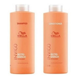 Wella Invigo Nutri Enrich Kit Shampoo 1000ml + Cond 1000ml