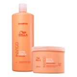Wella Invigo Nutri Enrich Shampoo 1l+máscara