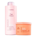 Wella Nutri-enrich Máscara 500 Ml+shampoo Blonde