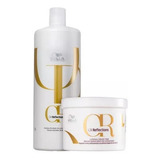 Wella Oil Reflections Kit Shampoo 1 Litro + Máscara 500g