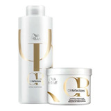 Wella Oil Reflections Kit Shampoo 1 Litro + Máscara 500g