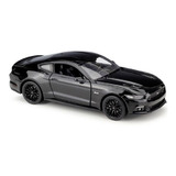 Welly 2015 Ford Mustang Gt Preto 1/24 Diecast Carro Modelo Q