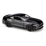 Welly 2015 Ford Mustang Gt Preto 1/24 Diecast Carro Modelo.q