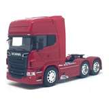 Welly Scania V8 R730 Caminhão 1:32 Vermelho