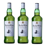 Whisky Black & White 1000 Ml - 3 Uni
