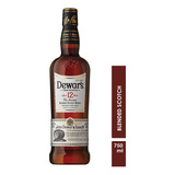 Whisky Dewars 12 Anos 750ml - C/ Nota Fiscal E Selo Ipi