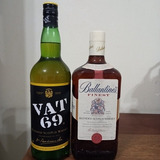 Whiskyes Vat 69 E Ballantines 2003 1 Litro Cada 40% 
