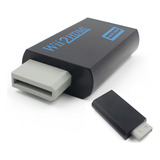 Wii2hdmi Adaptador Hdmi Nintendo Wii Preto - Pronta Entrega