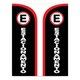 Wind Banner 3mt Completo - Personalizada Estacionamento